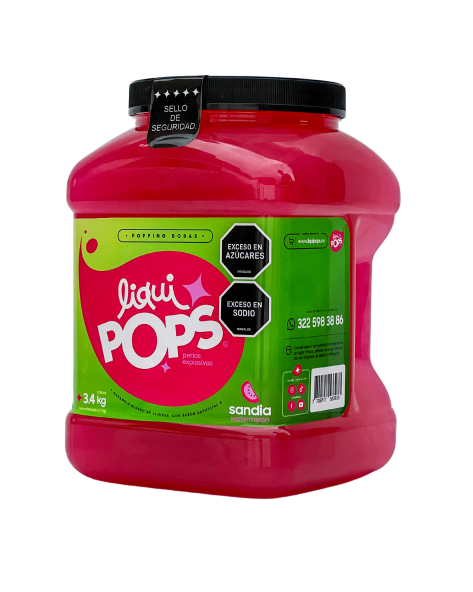 LiquiPops — perlas explosivas liquipops sabor a sandia x 3400 gr  3